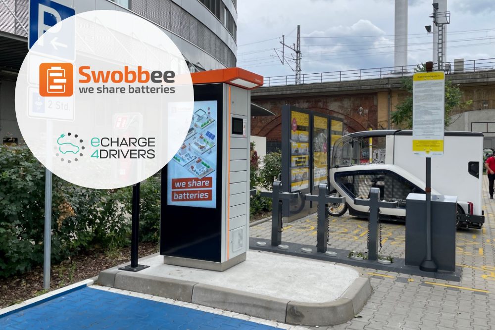 Swobbee speeds up EV battery charging in Berlin